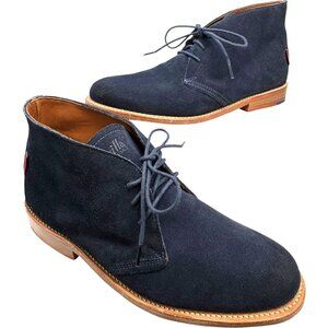 Gorilla USA Navy Blue Suede Union Made Dress Chukka Boot  NWOB